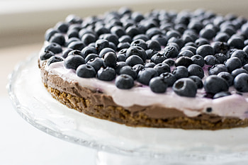 Blueberry, cake, baking HD wallpaper