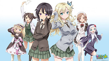 boku wa tomodachi ga sukunai, short hair, school uniform, long hair HD wallpaper