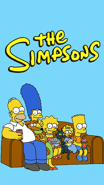The Simpsons, Animated comedy, Springfield characters, Classic TV show HD phone wallpaper