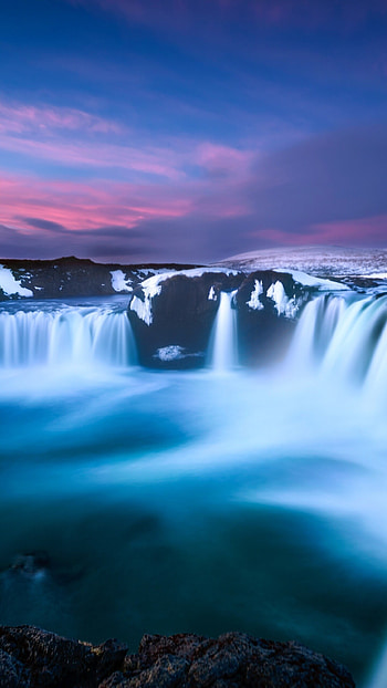 Dreamy waterfall, Samsung Galaxy , , Captivating beauty HD phone wallpaper