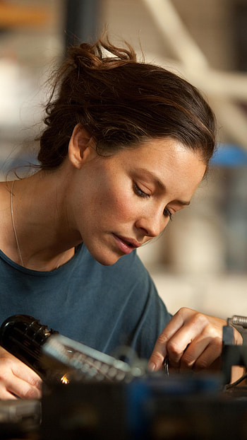 Evangeline Lilly, Real Steel, Actress, Brunette HD phone wallpaper