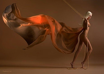 Girl w Ropes, cool, beautiful, graphy HD wallpaper