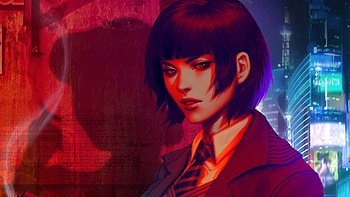 Short Hair Girl With Gun, artist, artwork, gun HD wallpaper