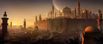 Castle, fantasy, art, junchao HD wallpaper