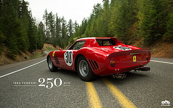 1964 Ferrari 250 GTO, classic, car, rare, GTO, 250, 1964, auto, italian, vintage, Ferrari HD wallpaper