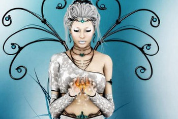 Fairy, abstract, fantasy HD wallpaper