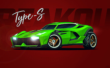 Rocket League Type-S Car, video game, Rocket League, car HD wallpaper