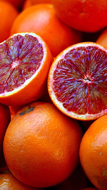 Red Colour, Red Colour Orange Blood, Red Orange Fruit HD phone wallpaper