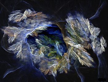 Mixture, blue, white, black, art, colors, background, 3d, texture, bstract HD wallpaper