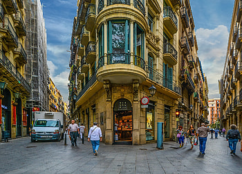 Gothic Quarter Barcelona Spain, spain, barcelona, gothic, quarter HD wallpaper