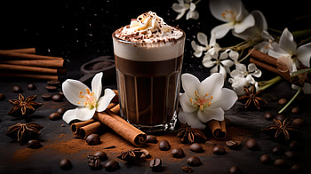 Chocolate Milkshake, chocolate, vanilla, food, milkshake HD wallpaper