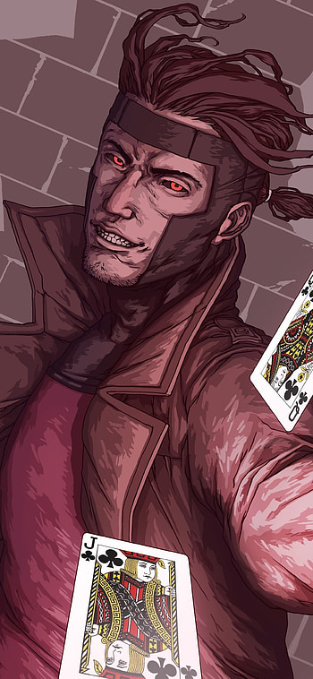 Gambit, Marvel Comics, Comic book appearance, Mysterious persona HD phone wallpaper