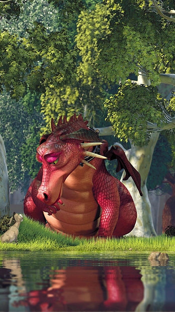 Shrek, Shrek 2, Dragon HD phone wallpaper