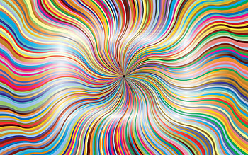 Colorful Hair, stripes, colors, vector, art HD wallpaper