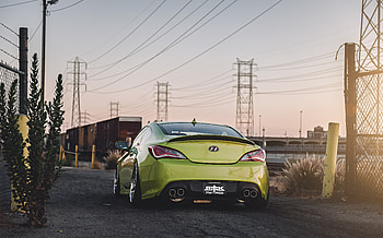 Tuning, Hyundai, Cars, Back View, Rear View, Stance, Genesis HD wallpaper