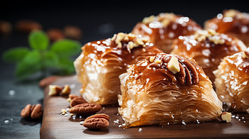 Scrumptious Baklava – Sweet Delicacy Background, food, baklava HD wallpaper