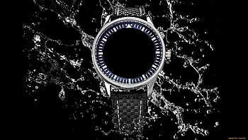 Objects, Clock, Drops HD wallpaper