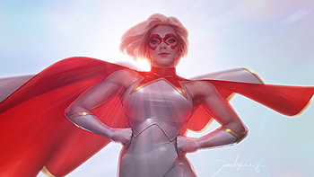 Star Girl, star-girl, superheroes, marvel, artstation HD wallpaper