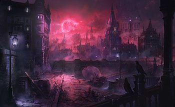 Shadowverse: Worlds Beyond Fantasy - Dark Mystical Cityscape, video game, Shadowverse: Worlds Beyond, fantasy world HD wallpaper