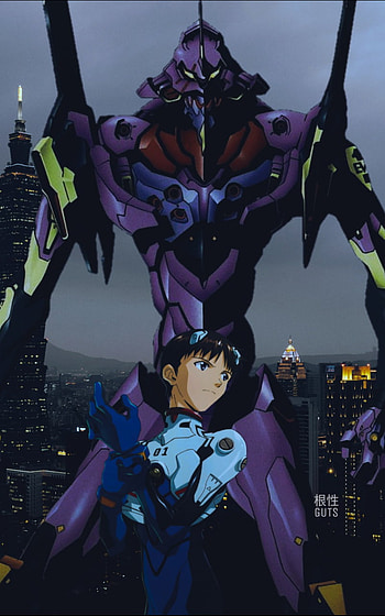 Shinji Ikari, evangelion, art, cartoon HD phone wallpaper