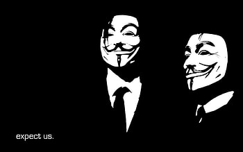 Anon, expect us, legion, many HD wallpaper