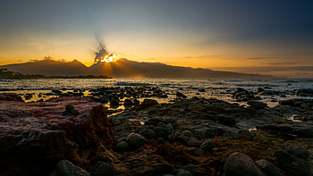 Coast Landscape Sunset , coast, landscape, sunset, nature HD wallpaper