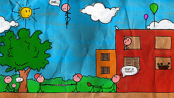 Nature, Art, Building, Drawing HD wallpaper