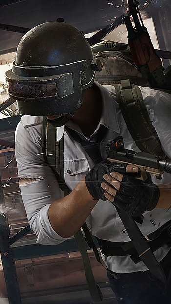 War pubg, gun, pistol, pubg HD phone wallpaper