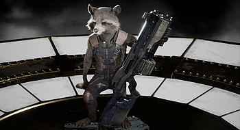 Rocket Raccoon, Fan art, Zbrushcentral HD wallpaper