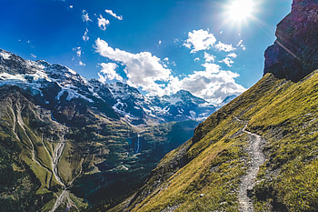 Bernese Alps , alps, mountains, landscape, nature HD wallpaper