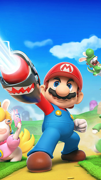 Mario , Kingdom Battle characters, High-definition , Gaming HD phone wallpaper