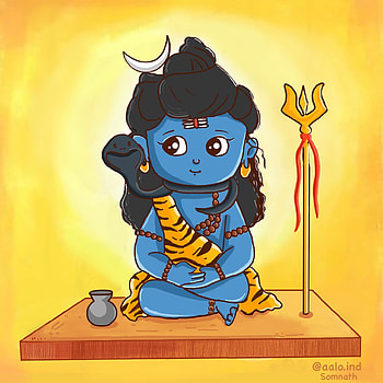Shiva, art, hindu HD phone wallpaper