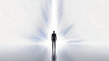 Clean — Into the Light, Silhouette HD wallpaper