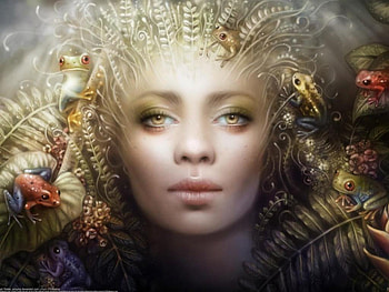 FROG PRINCESS, ART, FROGS, PRINCESS, FANTASY HD wallpaper