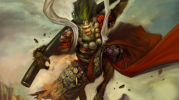 monster, hell, evil, creature, dark HD wallpaper