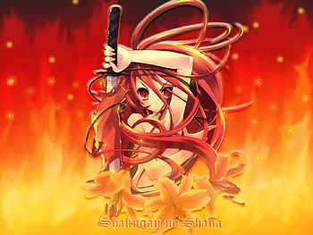 Shana Flames, anime, flames, shana, female HD wallpaper