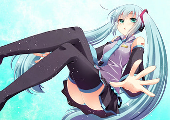 Hatsune Miku, awesome, uniform, artistic, nice, digital, cg, hatsune, sexy, outfit, art, twintail, thigh highs, hot, girl, headset, singer, anime girl, anime, pretty, twin tail, virtual, stockings, song, heads, leggings, cute, vocaloid, beauty, miku, music, vocaloids, thighhighs, sparkle, amazing, stunning, program, skirt, beautiful, diva, tie, cool, idol, panties, micro HD wallpaper