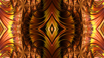 Trippy Psychedelic Fractal, trippy, psychedelic, aesthetic, orange (Color), red, Abstract, fractal HD wallpaper