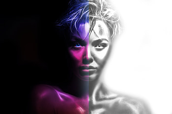 Color correct, woman model, face HD wallpaper