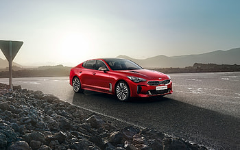 Luxury sedan, Kia Stinger, 2019 car HD wallpaper