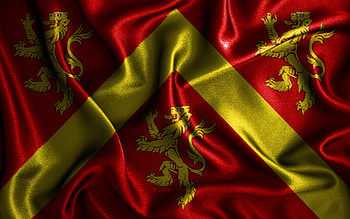 Anglesey flag, , silk wavy flags, Welsh counties, Flag of Anglesey, Day of Anglesey, fabric flags, 3D art, Anglesey, Europe, Counties of Wales, Anglesey 3D flag, Wales HD wallpaper