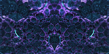 Abstract, Violet, Structure, 3D, Fractal, Purple HD wallpaper