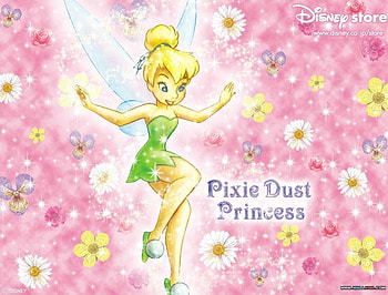 Tink, pink, white, green, yellow HD wallpaper
