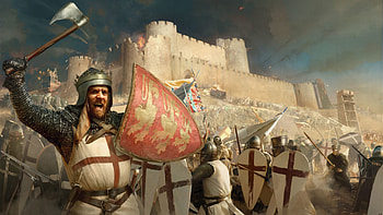 Epic Stronghold Crusader: Medieval Fantasy Battle, video game, medieval, fantasy battle HD wallpaper