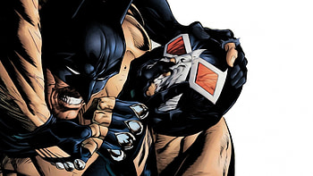 Batman Vs Bane, DC Comics, Villains, Superheroes, Comics, Batman, Bane HD wallpaper