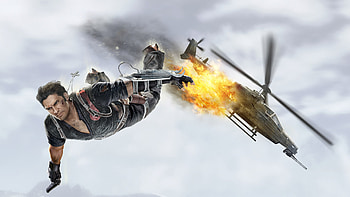 Just Cause gaming, Chaos unleashed, Rico Rodriguez's adventure, Explosive gameplay HD wallpaper