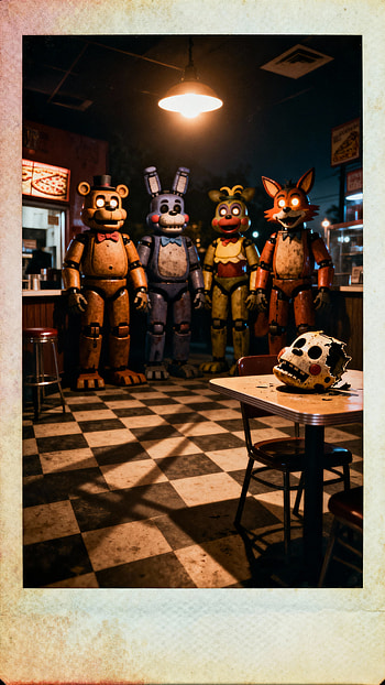 Five Nights at Freddy's, mask, horror HD phone wallpaper