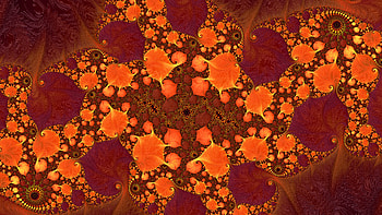 Trippy Psychedelic Fractal, trippy, psychedelic, trance, orange (Color), dark, Abstract, fractal HD wallpaper