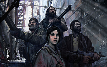 Zombie apocalypse, Post-apocalyptic survival, Infected hordes, Intense action HD wallpaper