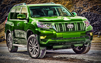 Toyota Land Cruiser Prado, R, 2021 cars, green Prado, SUVs, 2021 Toyota Land Cruiser Prado, offroad, japanese cars, Toyota HD wallpaper